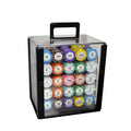 YH 1000PCS Large Acrylic Transparent Casino Game Table Accessories Chips Case Multiple Chips Box
