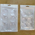 Factory Sale Washable Reusable Silicone Door Handle Door Stopper Transparent Door Stop Rubber Buffer