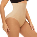 Seamless Shapewear Thong for Women Tummy Control Panty Padded Butt Lifter Hip Enhancer Underwear Shorts