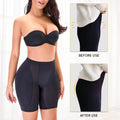 Polyester Buttock Control Panties Hip Lifting Shapewear Bodycare Boxer with Removable Buttock Sponge Cushion