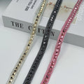 JFL063 Manufacturers Spot Bead Chain Drill Chain Code Lace Women's Clothing Hat Footwear Hair Accessories Clothing Accessories