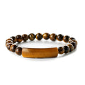 Natural 8mm Gorgeous Semi-Precious Gemstones Healing Crystal Stretch Beaded Bracelet Unisex