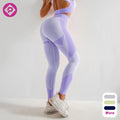 Seamless Color Contrast Striped Peach Hip Pants Women's High-Waisted Stretch Tight Quick-Drying Yoga Leggings