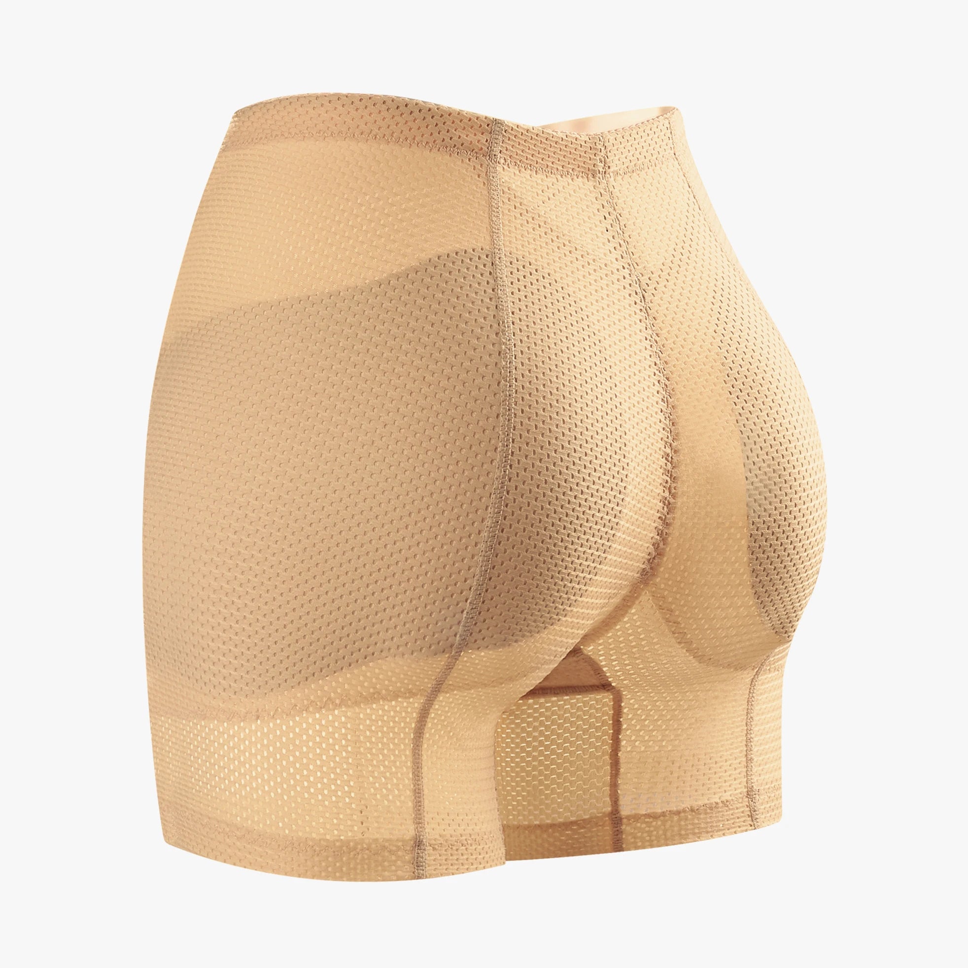 XT032 Adult Short Panties Mid Waist Foam Padded Buttocks Breathable Cotton & Polyamide Seamless