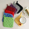 Cotton Square Potholders Insulation Heat Resistant Hot Pad Terry Pot Holder for House Kitchen