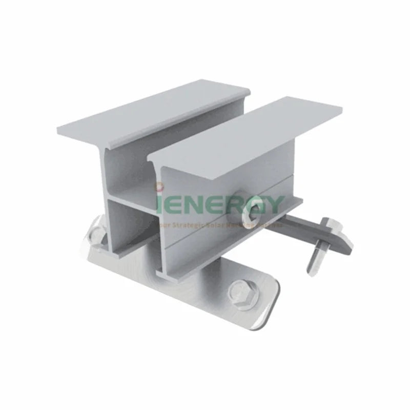 Adjustable Metal Roof Clamp Trapezoidal Deck Roof Aluminium Solar Clamp for Solar Panel Mounting Bracket System