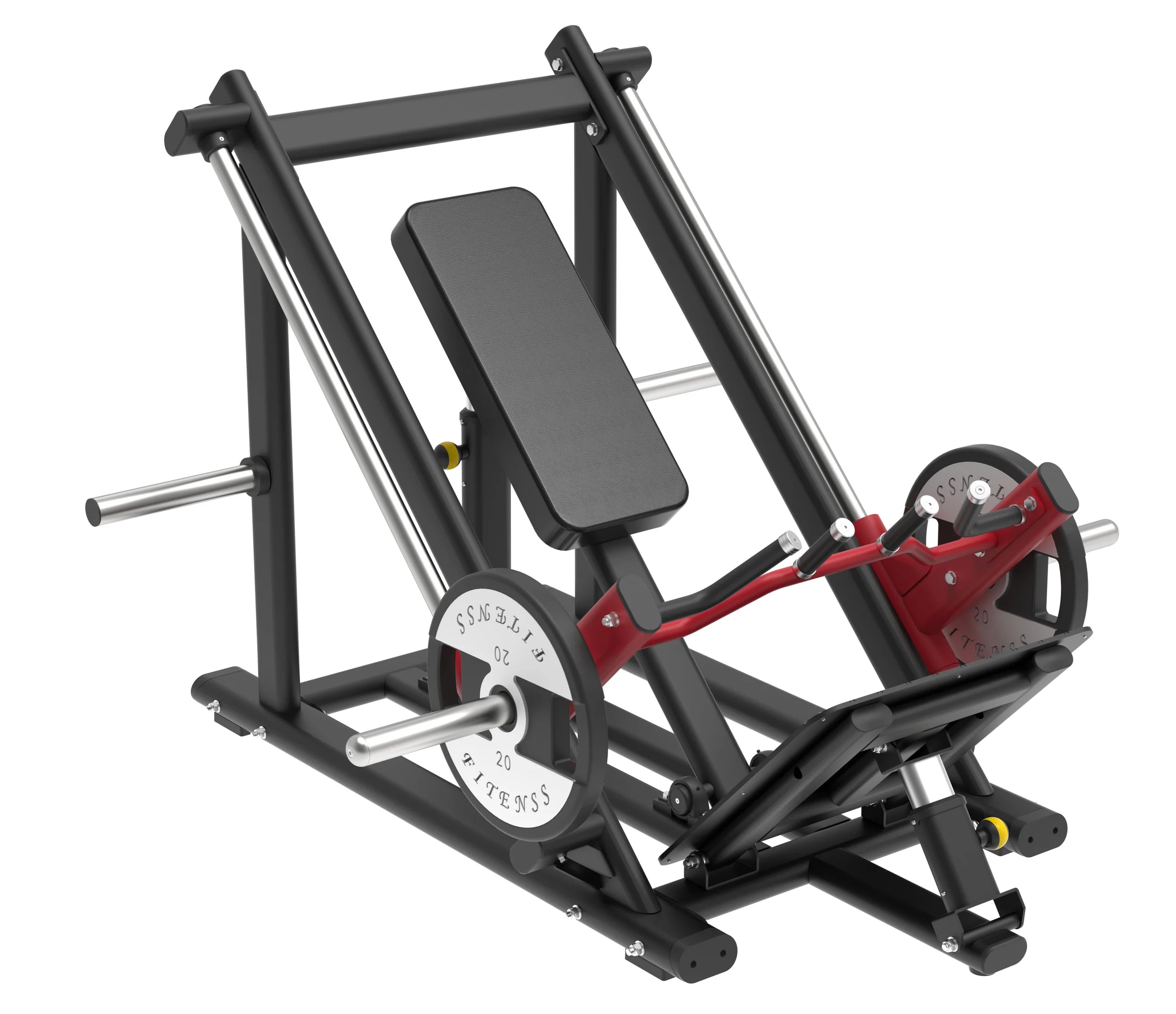 Workout Commercial Use Weight Lifting Free Weights Plate Loaded Gym Fitness Equipment Linear Row Machine