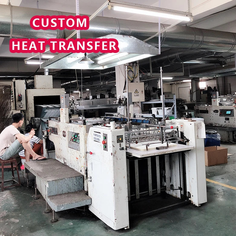 Designer Design Printing Full Color Heat Transfer for Vinyl Sticker Logos Labels Screen Print Transfers Custom Garment Washable