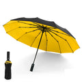 Customized logo Printing Double Layer 3 Folding 12ribs Umbrella High Quality Wind Proof Umbrella Strong  Nylon Folding Umbrella