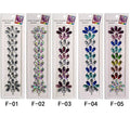 China Wholesale Hot Selling Shining Rhinestone Sticker Sheet Adhesive for Hair Decoration