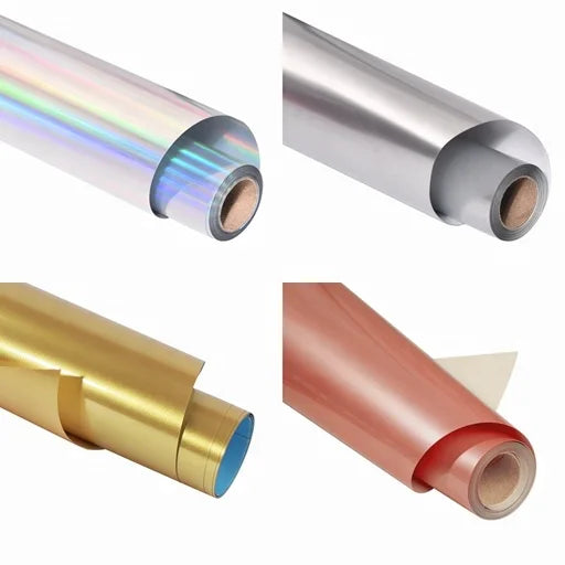 PU Soft Metal HTV Easyweed Heat Transfer Vinyl Iron on Vinyl Craft Htv Rose Gold Htv Color Changing Vinyl