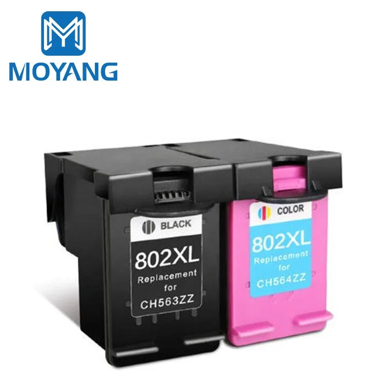 MoYang Compatible for Hp802 802XL Ink Cartridge Used for hp 802 Deskjet 1010/1510/1050/1000/2050/3050/2000 Printer