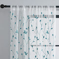 Xinlan Luxury Curtains Ready Made Tulle Curtain  Living Room Dolly Embroidery Curtains Set