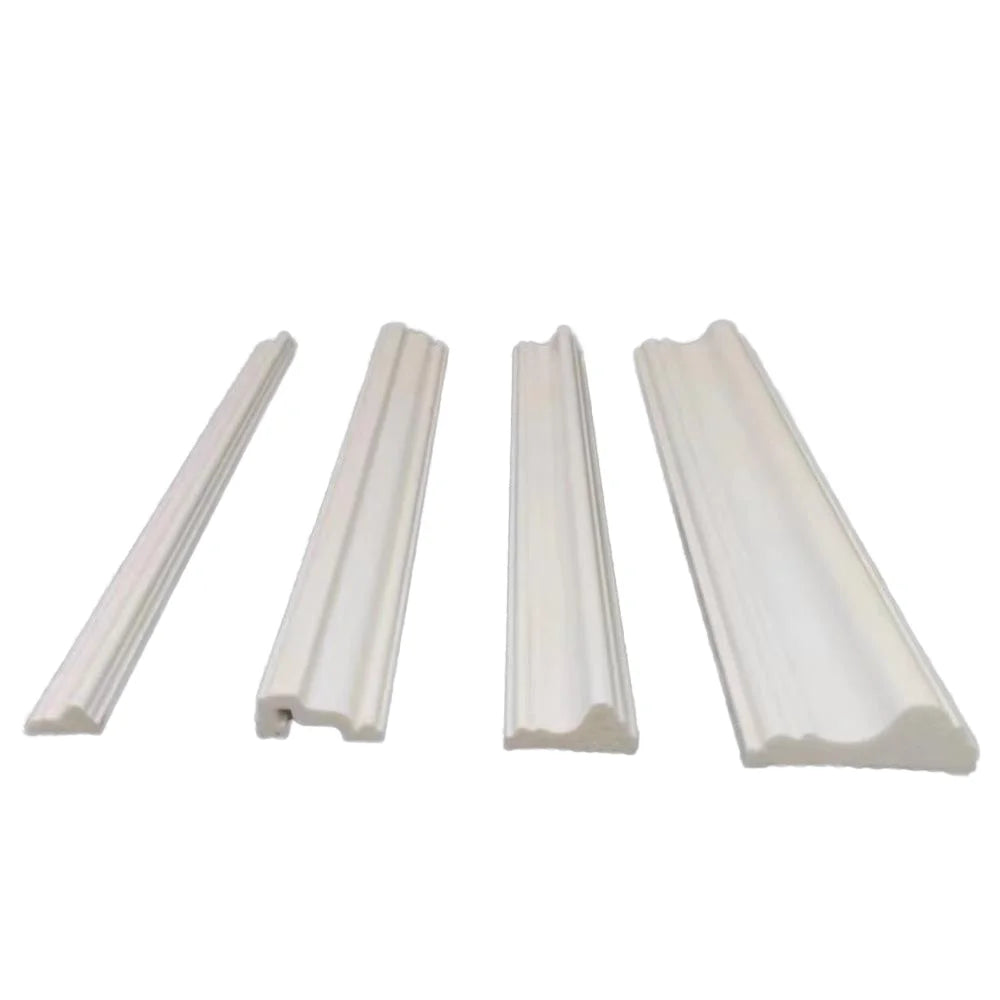 French Wall Decoration Frame with White PU Foam Line European Design Style Light Advantage for Villa Ceiling Decoration