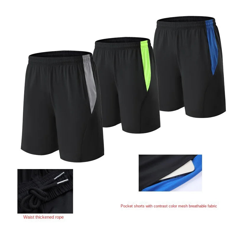 Men's Summer Outdoor Loose Fitting Training Sports Running Shorts Gym Yoga Shorts