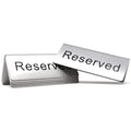 Reserved Signs for Table Custom ABS Engraving Table Tent Sign Restaurant and Pub Reserved Sign