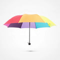 Promotional Manual Auto Foldable Minimalist Polyester Large Travel Umbrella