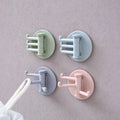 Wall Hooks Seamless Hooks Waterproof and Oilproof Heavy Duty Self Adhesive Hooks for Bathroom Bedroom