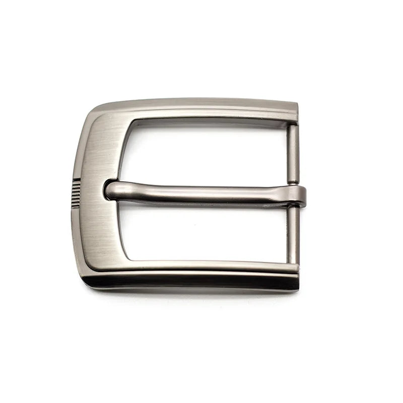 40mm Zinc Alloy Simple Design Western Customized Metal Belt Buckle for Men