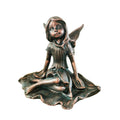 New Arrival Resin Angel Garden Sculpture Collection Sitting Angel Statue Flower Fairy Statue Home Decoration