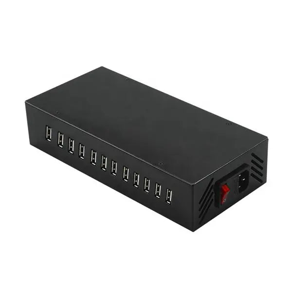 2025 New 12 Ports USB Type Quick Charger Desktop Mobile Phone Fast Charging Adapter
