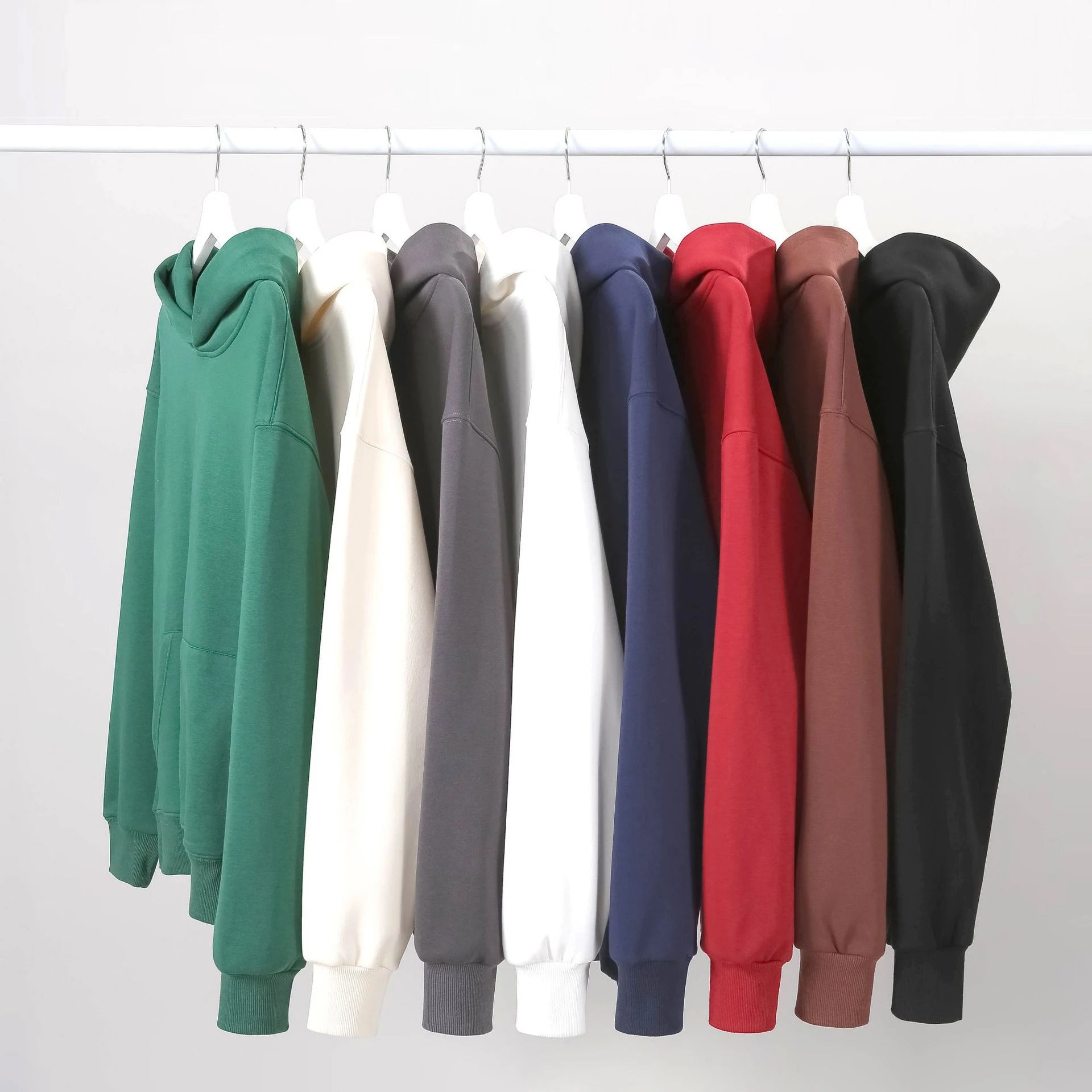 Wholesale Custom Hoodie Men Polar Fleece Blank Casual Printing Logo Unisex Oversized Embroidery Men's Hoodies & Sweatshirts