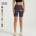 High Waist Breathable Yoga Leggings Women Top-Selling Skinny Fit Casual Shorts Effective Tummy Control Peachy Bermuda Shorts