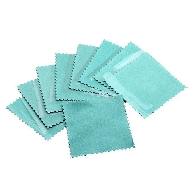 Wholesale Soft Microfiber Custom Logo/Packaging Jewelry Polishing Cloth With Anti Tarnish Agent for Sliver Jewelry