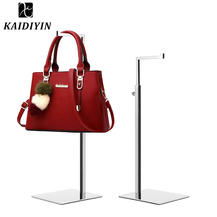 Factory Wholesale Stainless Steel Gold Desktop Handbag Display Rack Portable and Eco-Friendly for Hanging Bags
