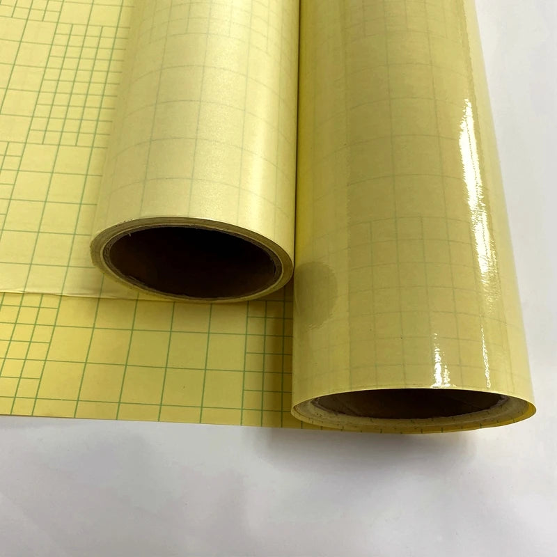 50microns PVC 90gsm Yellow Photo Laminating Film Roll 50cm Width Soft Self-Adhesive Glossy Cold Laminating for Photos