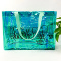 Neon Clear Plastic Shopping Bag Jelly Holographic Tote Bag PVC Custom Laser Handle Shopping Bags with Logos