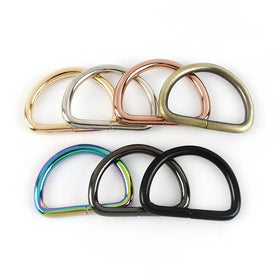 Deepeel F4-6 38mm Bag Hardware Accessories D Ring Buckle for Strap D Ring Buckle for Dog Collar