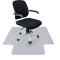 Anti Slip Studded Backing Barber Office Chair Mat Transparent for Carpet