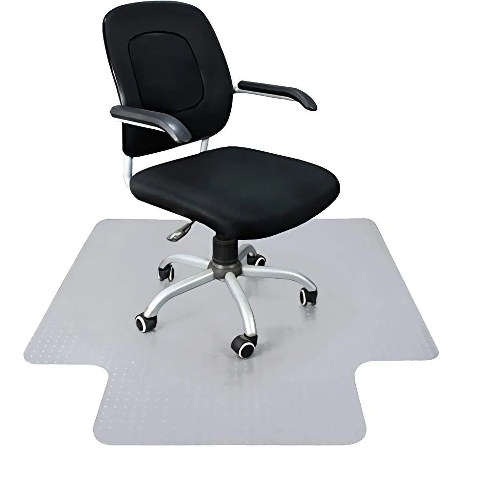 Anti Slip Studded Backing Barber Office Chair Mat Transparent for Carpet