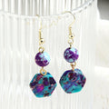 New Fashion Bohemian Women Jewelry Multicolor Emperor Stone Geometric Charm Earring