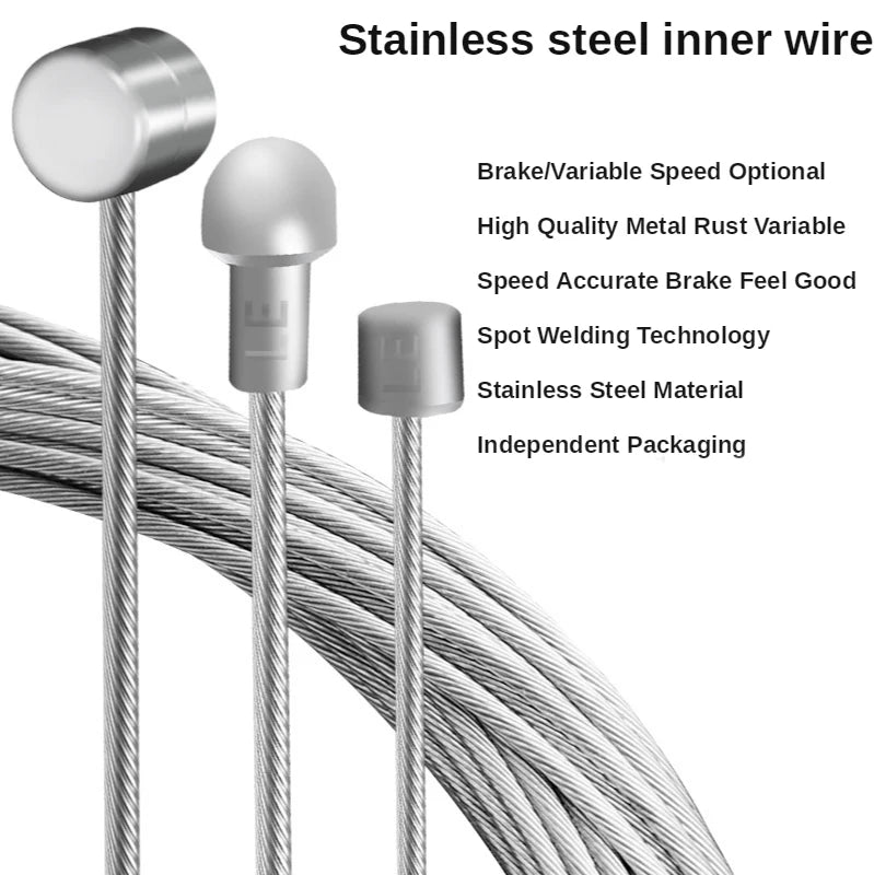 IRONDONKEY Galvanized MTB Bicycle Brake & Speed Derailleur Cable Inner Steel Wire with Road & Speed Line Quality Bicycle Parts