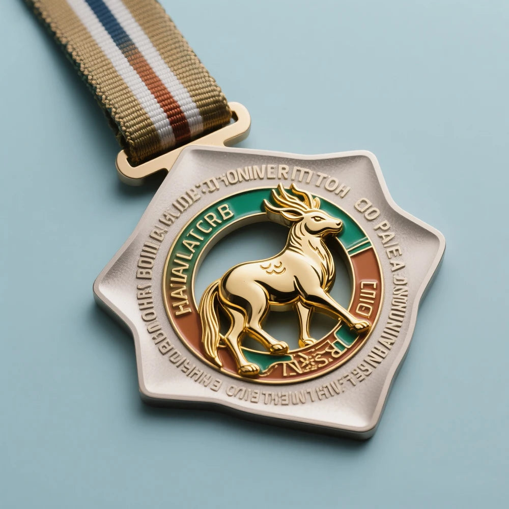 Personalized Custom Design 3D Metal Craft Animal Themed Animal Medals Gold American Football Taekwondo Football Sports Medal