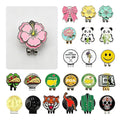 Magnetic Golf Ball Marker Hat Clip Set Iron Alloy Various Patterns Durable Golf Cap Accessory Wholesale for Golfers