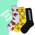 Casual Sock Custom Logo Cotton Men Sox Customized Socks With Design Your Own Pattern