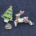 Wholesale Christmas DIY Badge Button on Christmas Metal Badges