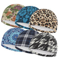 High Quality Custom Sublimation Printed Logo Summer UPF 50+ Helmet Liner Sports Polyester Running Cycling Skull Cap