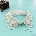 High Quality Fashion Accessories Collar De Perlas Moda Hombre Naturales Piedra Fake Collar t Shirt for Men Pastoral Clerical