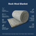 Waterproof Insulation Materials Mineral Wool Rock Wool Blanket with Aluminum Foil or Roll or Felt with Wire Mesh for Industrial