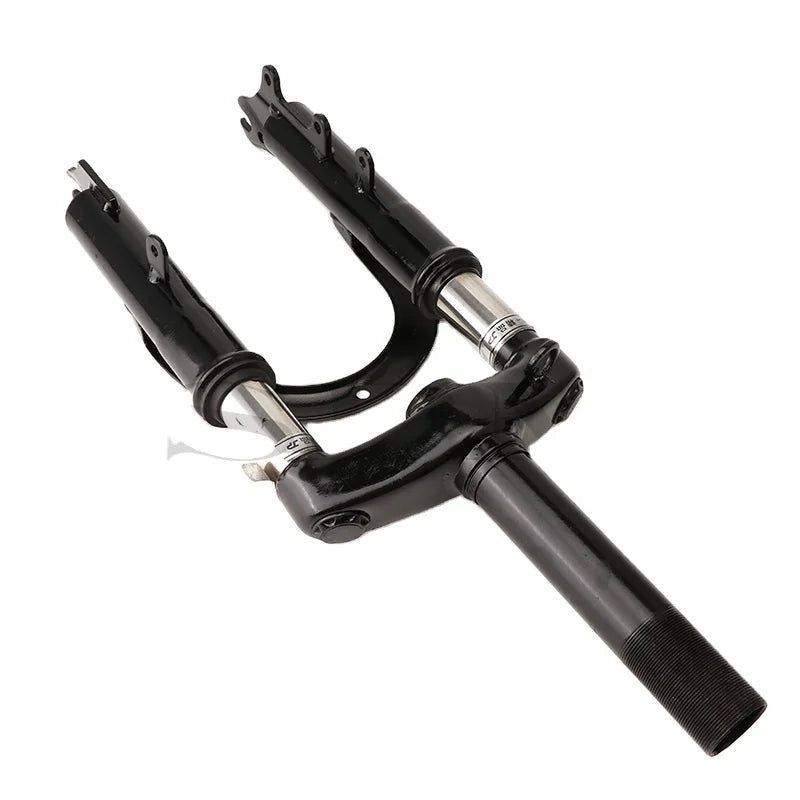 Economy 12 Inch Front Suspension Fork for Brake Disc Alloy Steel Holder MTB Bicycle Electric Scooter Front Tube Shock