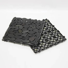 Outdoor Patio Floor Artificial Real Stone Interlocking DIY Decking Tiles for Home Decoration
