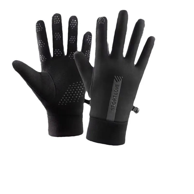 Autumn Winter Neoprene Mittens Men's Women's Outdoor Sports Warm Gloves Cycling Driving Touchscreen Finger Access Couples