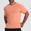 Men's Cooling Ice Silk Running Shirts Quick Dry Short Sleeve Athletic Gym T-Shirts Outdoor Workout Tshirts