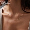 EManco Classic Basic Cable Chain Necklace Lobster Clasp Adjustable Chains Jewelry Wholesale
