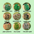 Green Stone Luxury Gift Beaded Traditional Casual Natural Stone Bracelet High Quality 8mm Elastic Health Bracelet