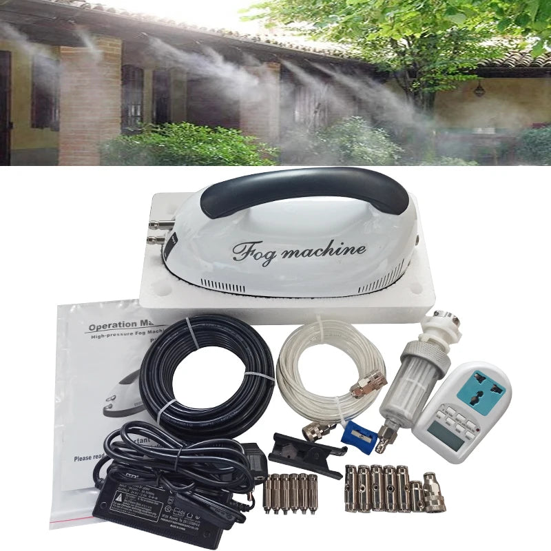0.2L High Pressure Water Misting Cooling System Cooling Fog Machine Pump for Disinfection Hot Summer